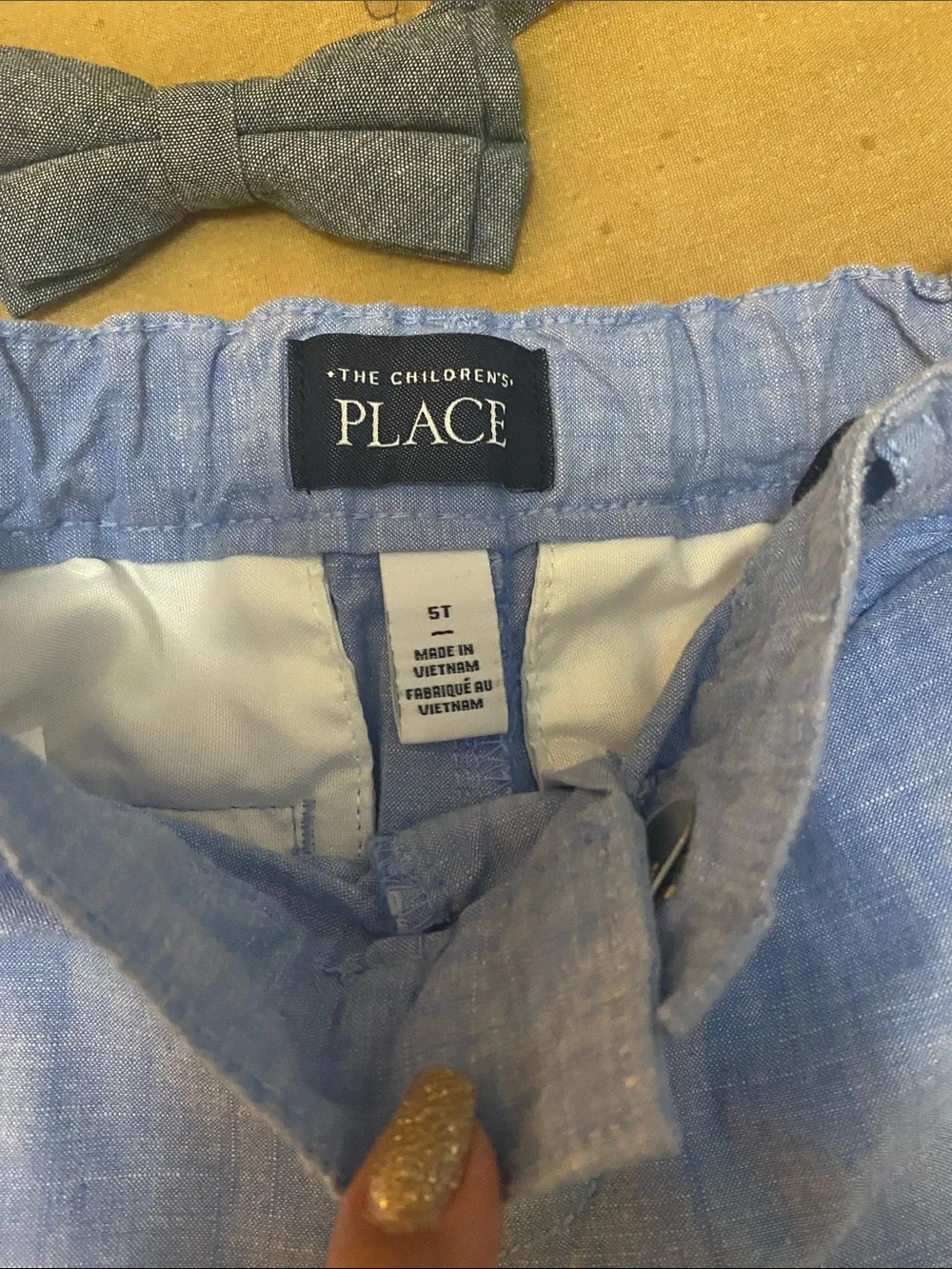 The Children's Place Nautical Shirt, Short & Bow Tie